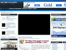 Tablet Screenshot of elitepips.com